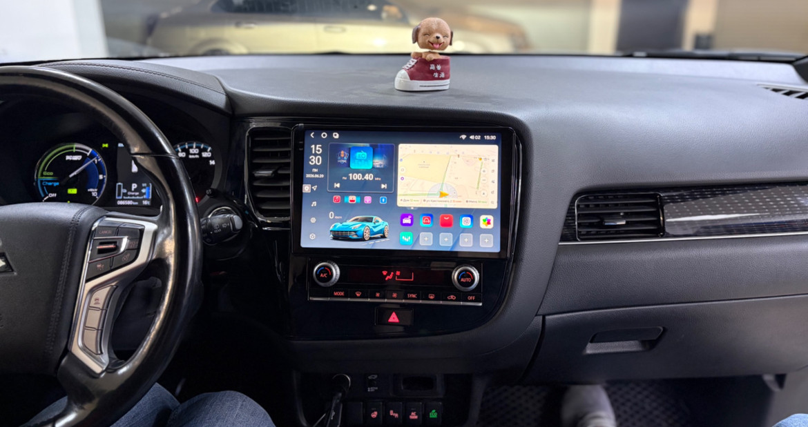 Андроид магнитола в Mitsubishi Outlander / Митсубиси Аутлендер от Д Аудио #Автомедиацентр D audio